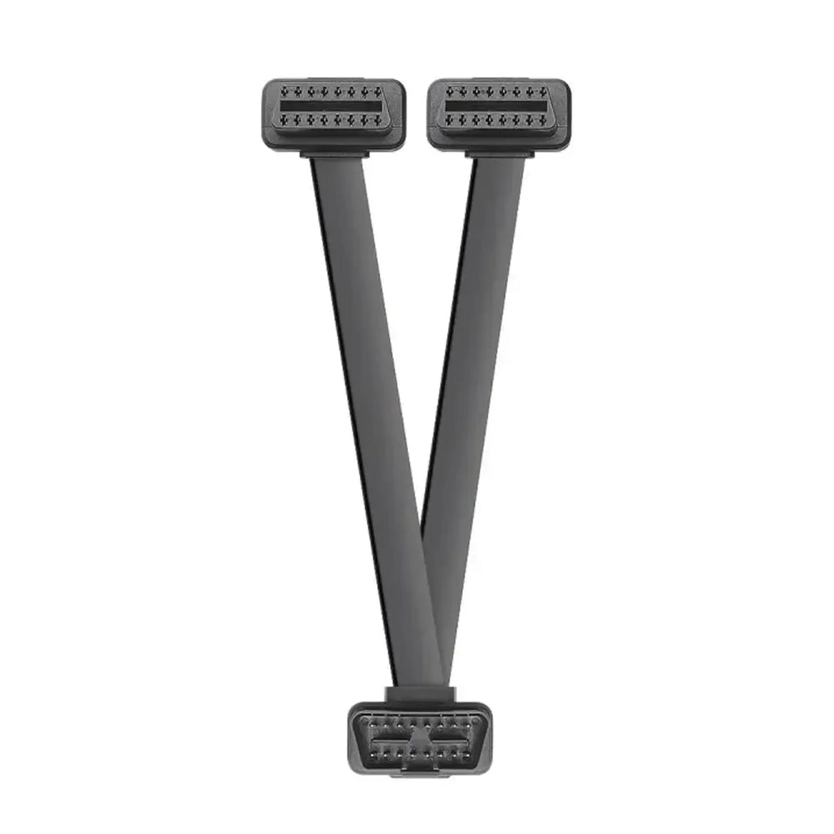 Câble prolongateur et répartiteur OBD2 16 broches 2 pièces (30 cm) | Interface