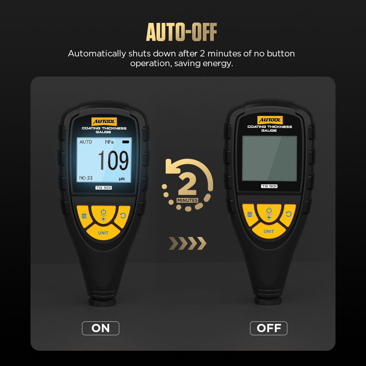 Autool TG501 | Épaisseurmètre de peinture
