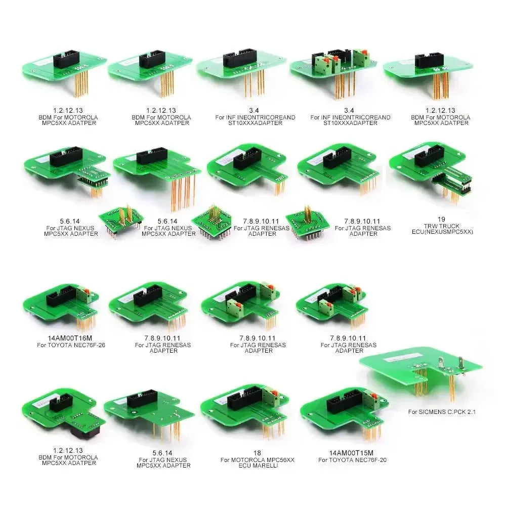 Ensemble d'adaptateurs (22 pièces) pour la programmation ECU | Accessoires
