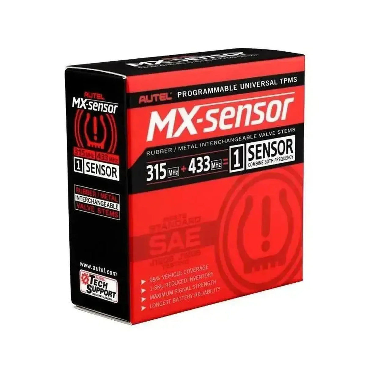 Autel MX-Capteur 315MHz+433MHz (Caoutchouc) | Capteur TPMS (Pressé)