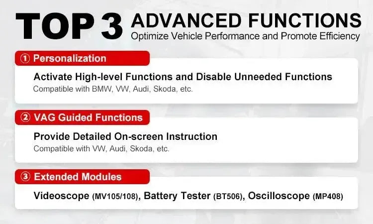 Autel MaxiCom MK906 Pro-TS | Appareil de diagnostic | Voiture