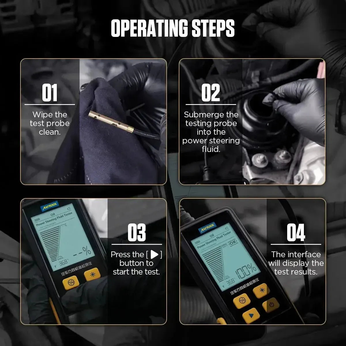 Autool AS507 | Testeur de liquide de direction assistée