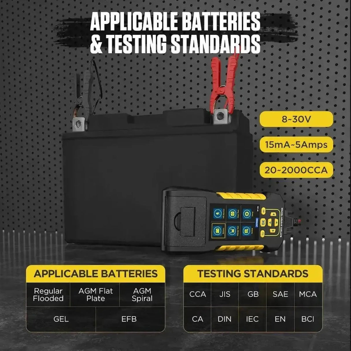 Autool BT880 | Testeur de batterie