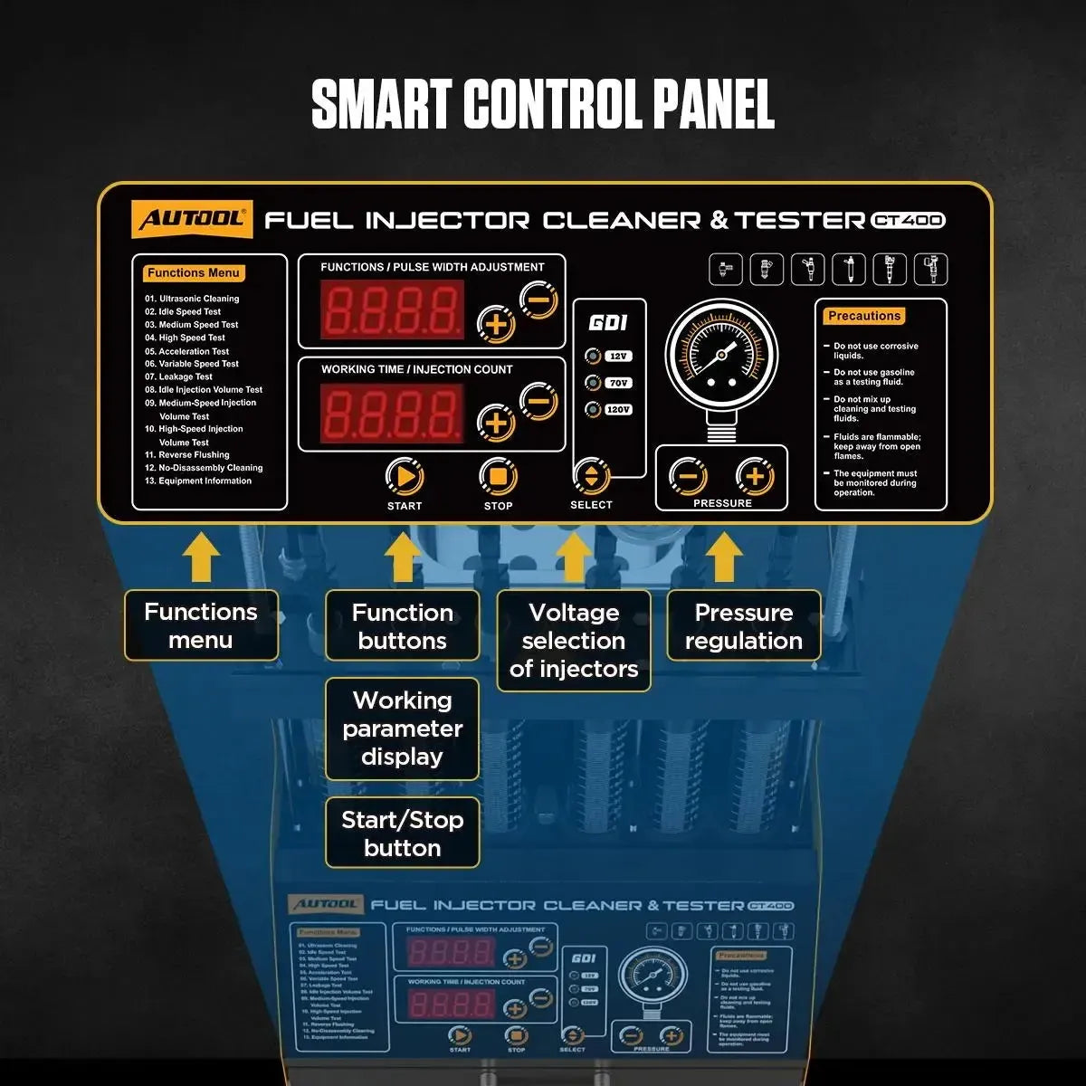 Autool CT400 | Testeur d'injecteurs