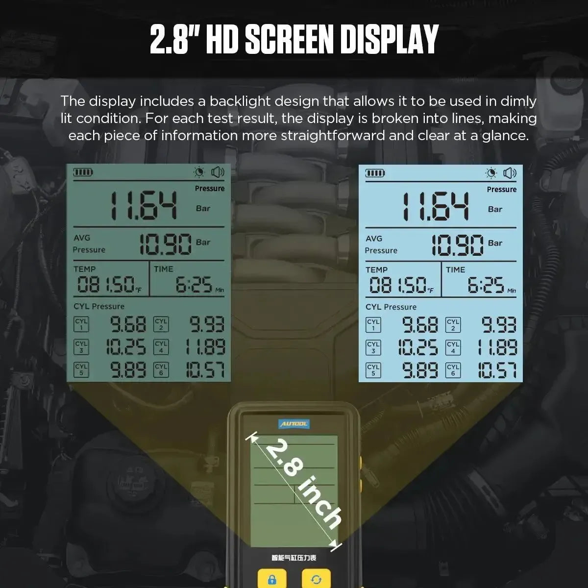 Autool PT610 | Testeur de compression