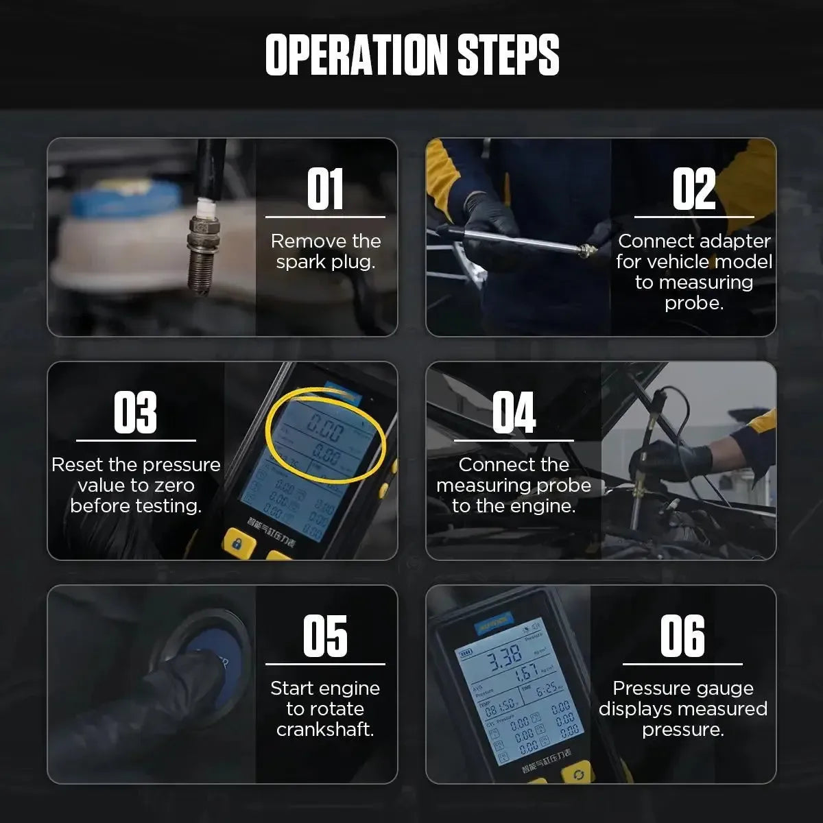 Autool PT610 | Testeur de compression