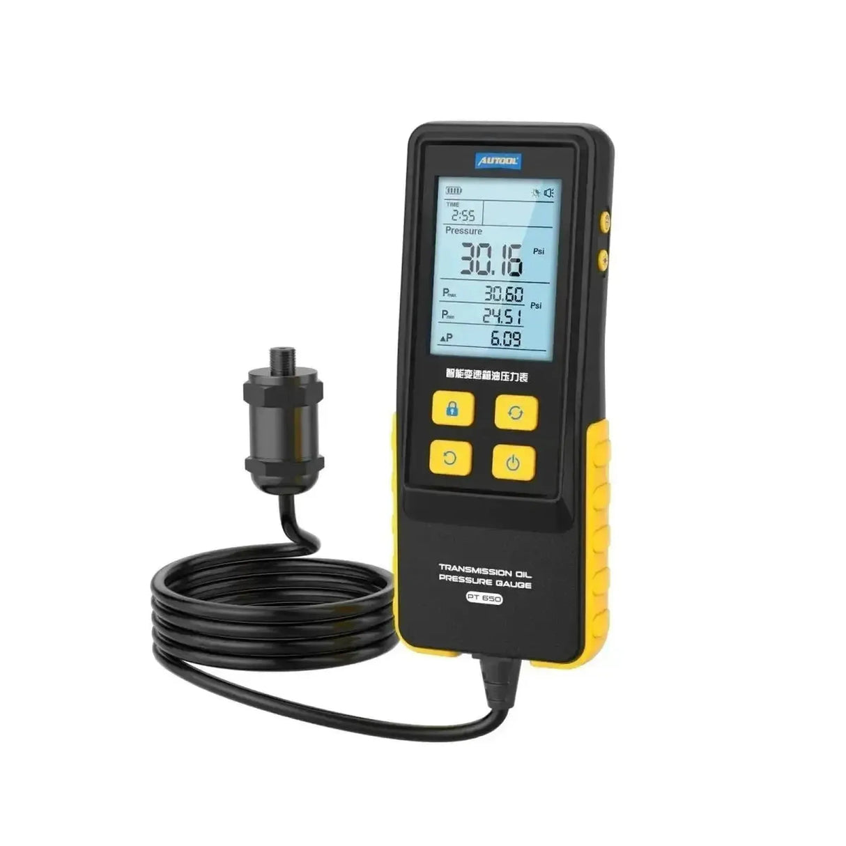 Autool PT650 | Testeur de pression d'huile de transmission