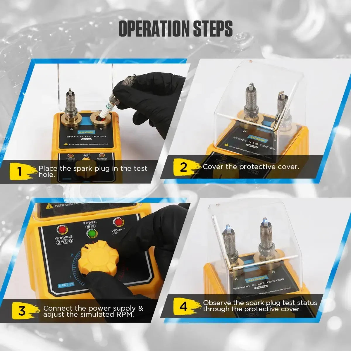 Autool SPT101 | Testeur de bougies d’allumage