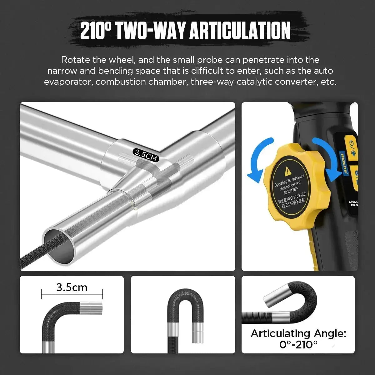 Autool SVB305 | Caméra d'inspection (6.35 mm)