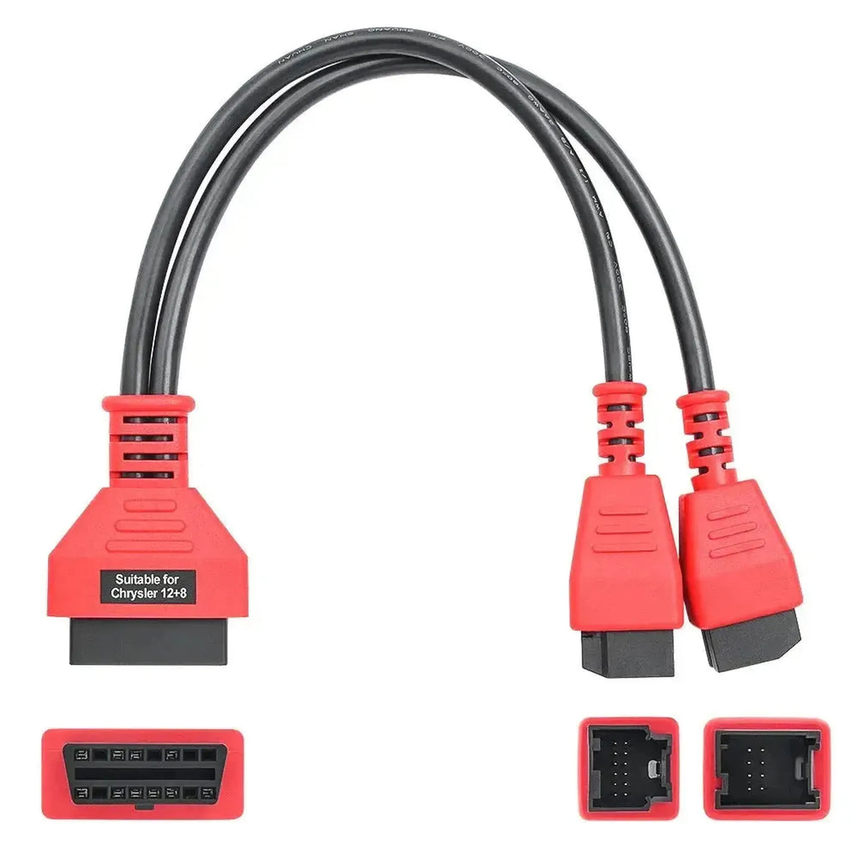 Câble adaptateur FCA 12+8 broches SGW – 16 broches OBD2 | Voiture particulière