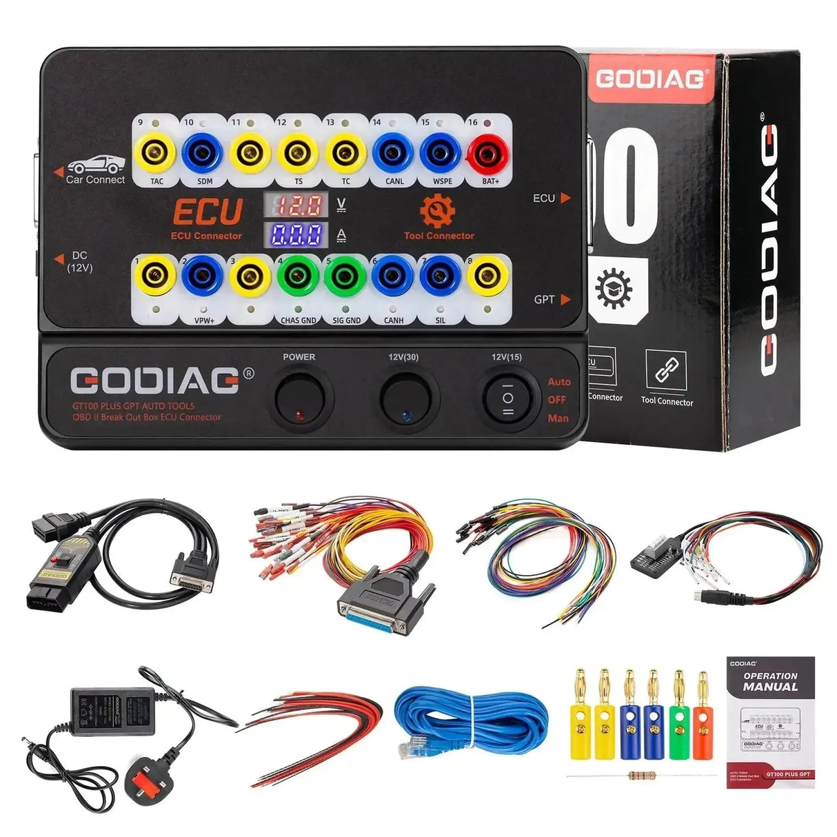 GoDiag GT100 Plus | Boîtier de dérivation | Accessoires