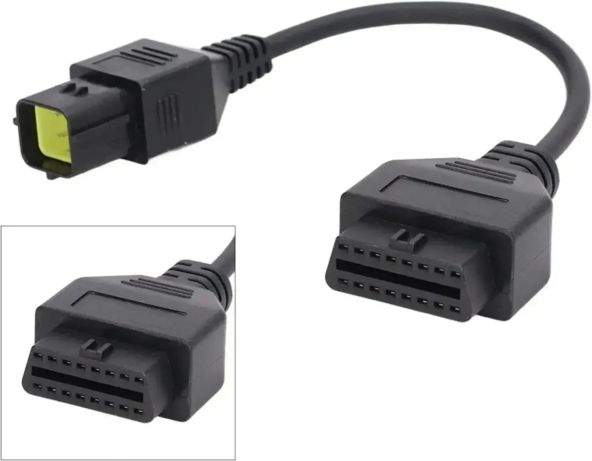 Husqvarna 6-pins OBD – 16-pins OBD2 Câble adaptateur | Moto