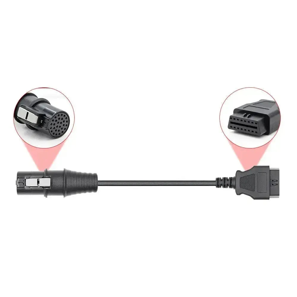 Iveco 30-pins OBD1 – 16-pins OBD2 Câble adaptateur | Camion