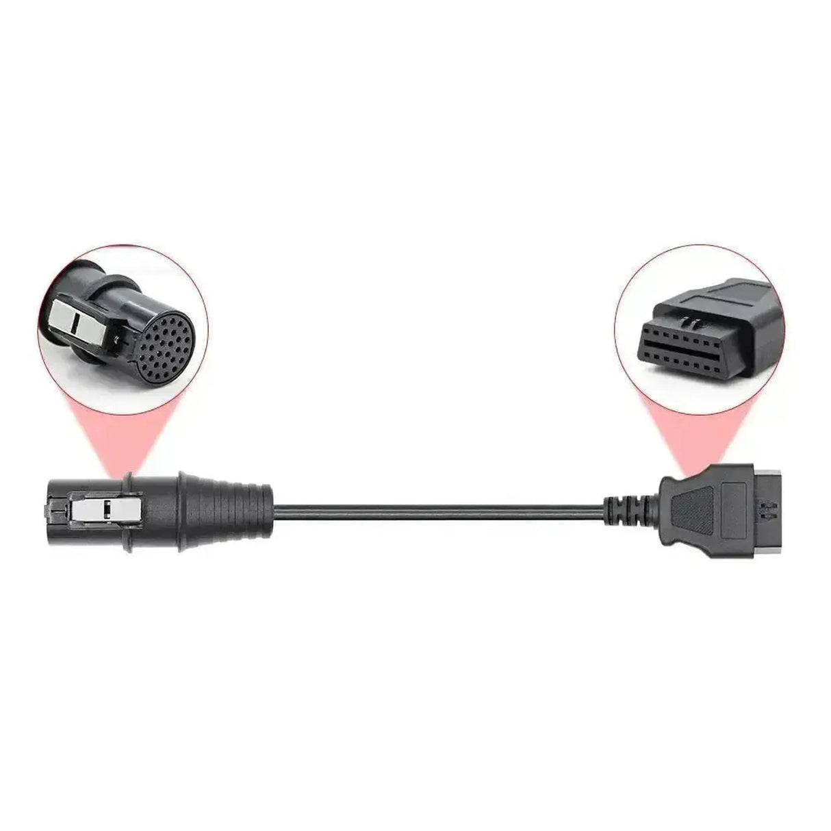 Iveco Câble adaptateur 30 broches OBD1 – 16 broches OBD2 | Camion