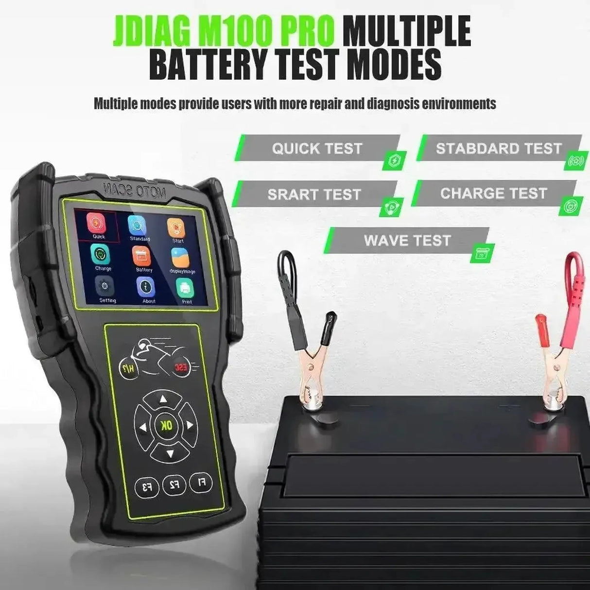 JDiag M100 Pro Appareil de diagnostic complet pour Moto