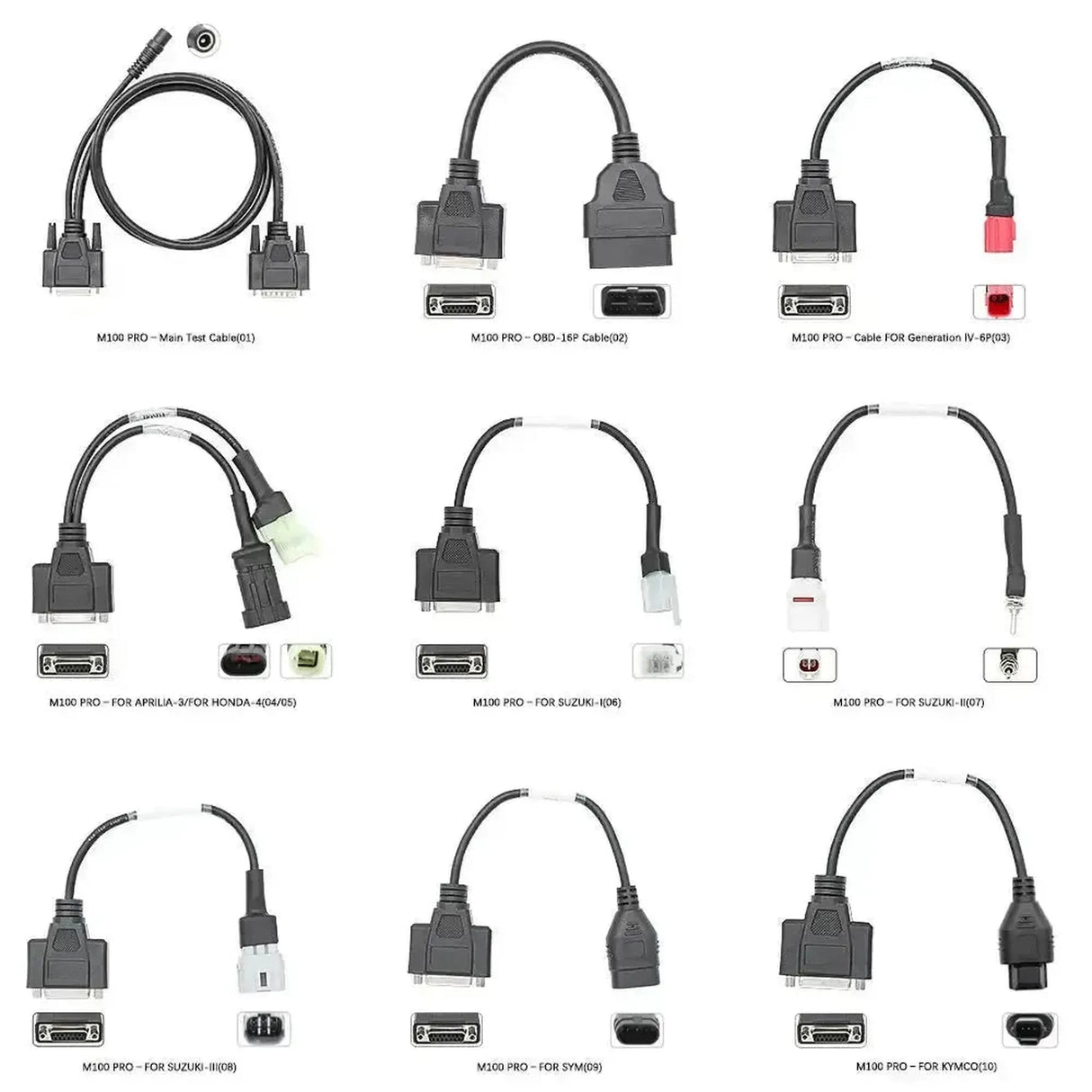JDiag M100 Pro Appareil de diagnostic complet pour Moto