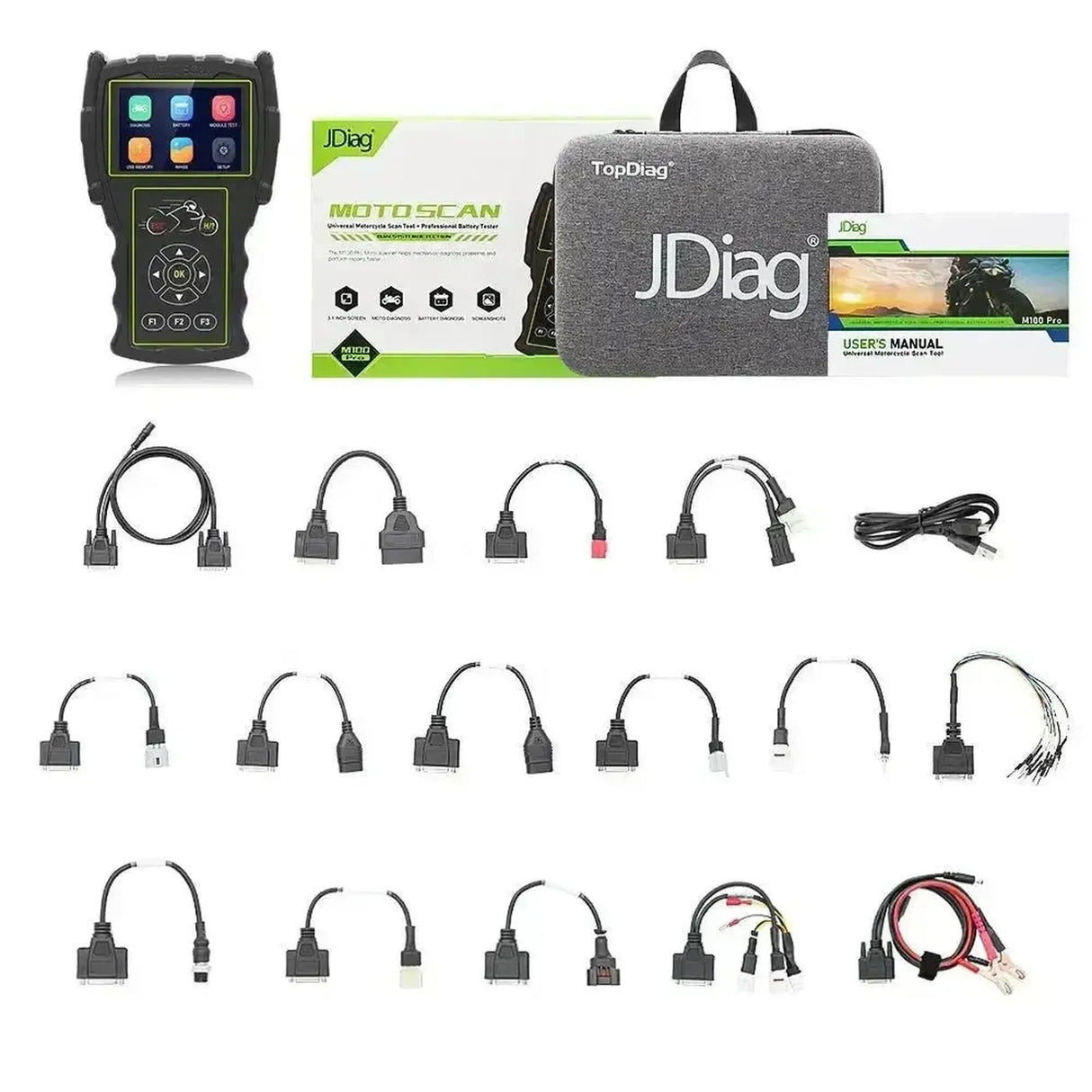 JDiag M100 Pro Appareil de diagnostic complet pour Moto