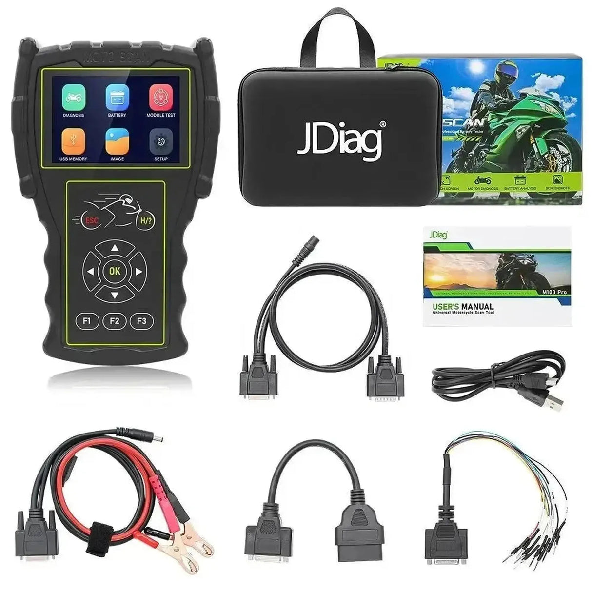 JDiag M100 Pro Appareil de diagnostic Moto