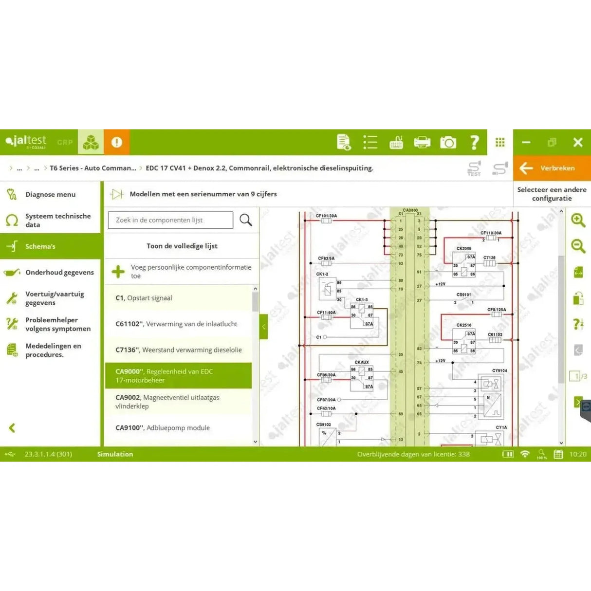 Jaltest AGV (Agricole) Appareil de diagnostic
