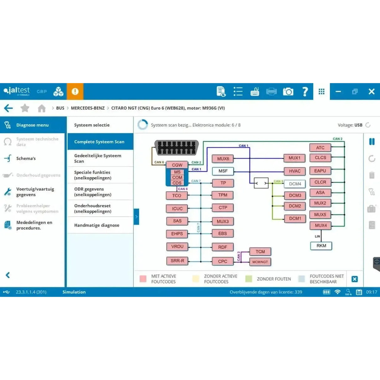 Jaltest Autobus Appareil de diagnostic