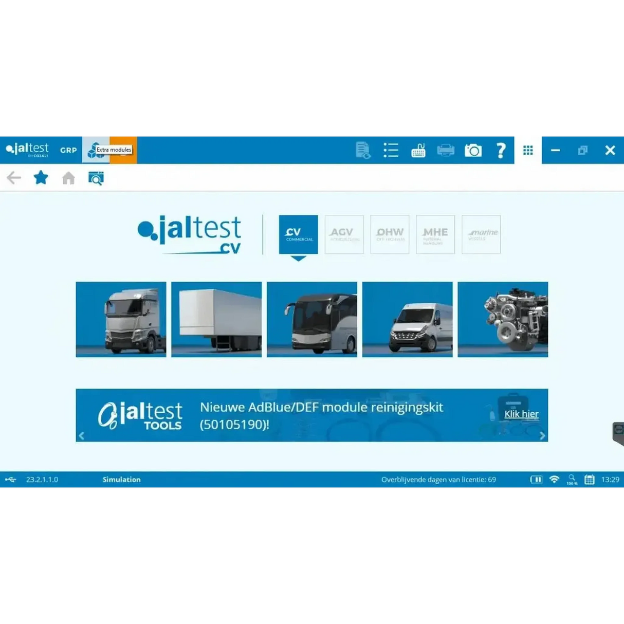 Jaltest CV (Véhicules commerciaux) | Appareil de diagnostic