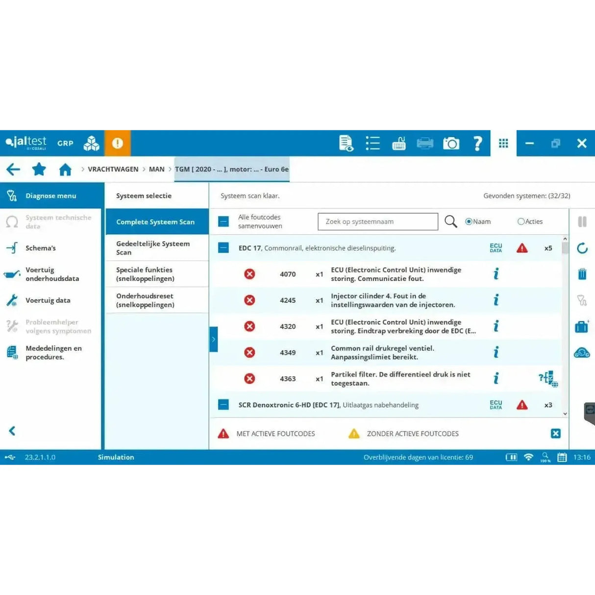 Jaltest CV (Véhicules commerciaux) | Appareil de diagnostic
