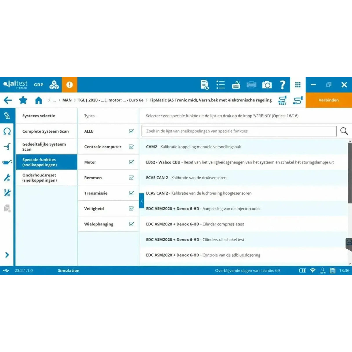 Jaltest CV (Véhicules commerciaux) | Appareil de diagnostic