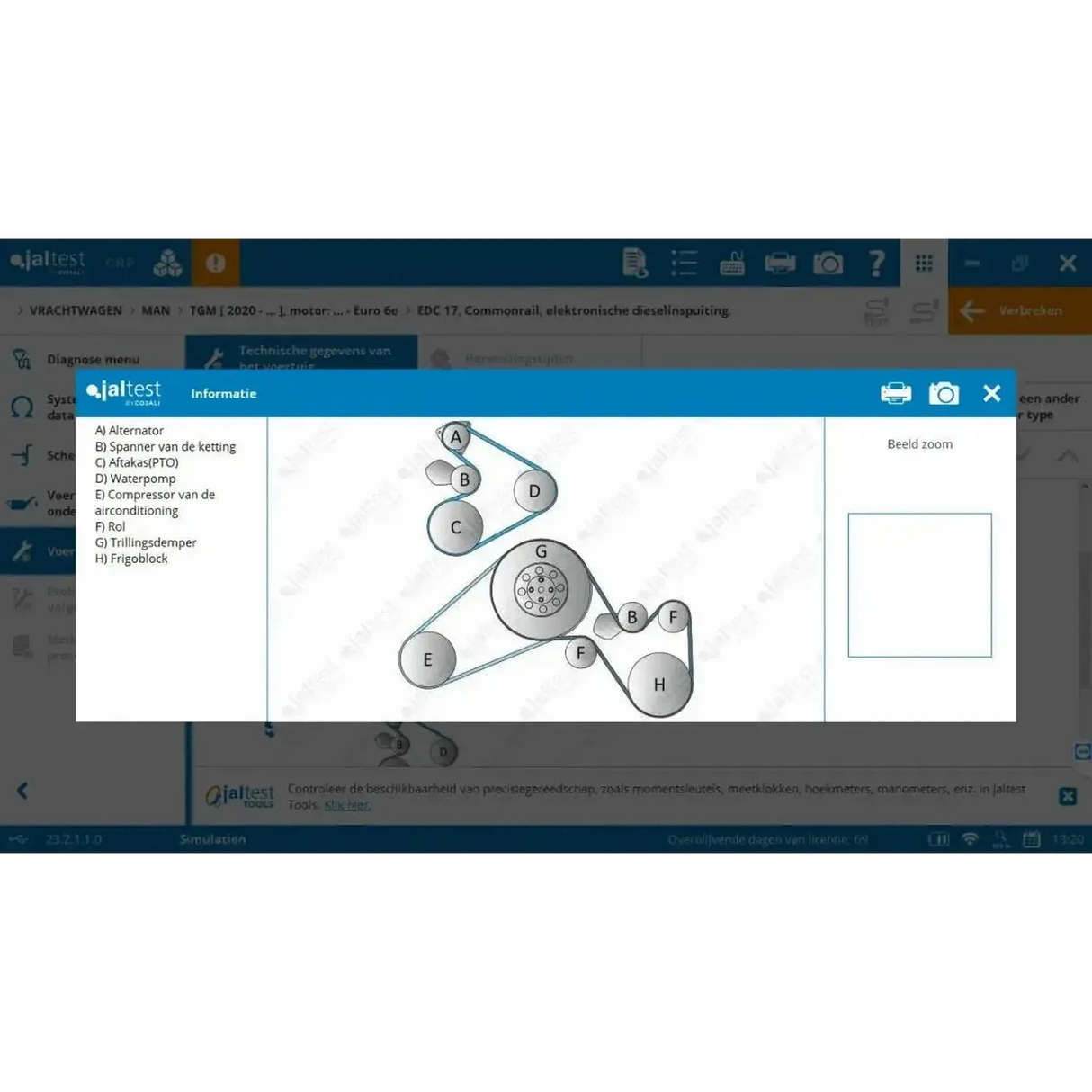 Jaltest CV (Véhicules commerciaux) | Appareil de diagnostic