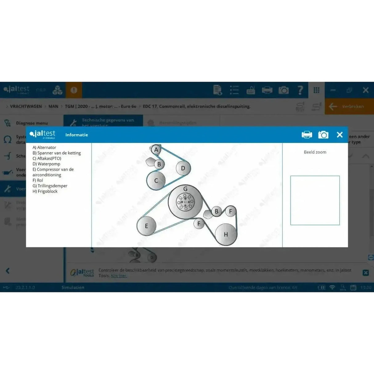 Jaltest CV (Véhicules commerciaux) | Appareil de diagnostic