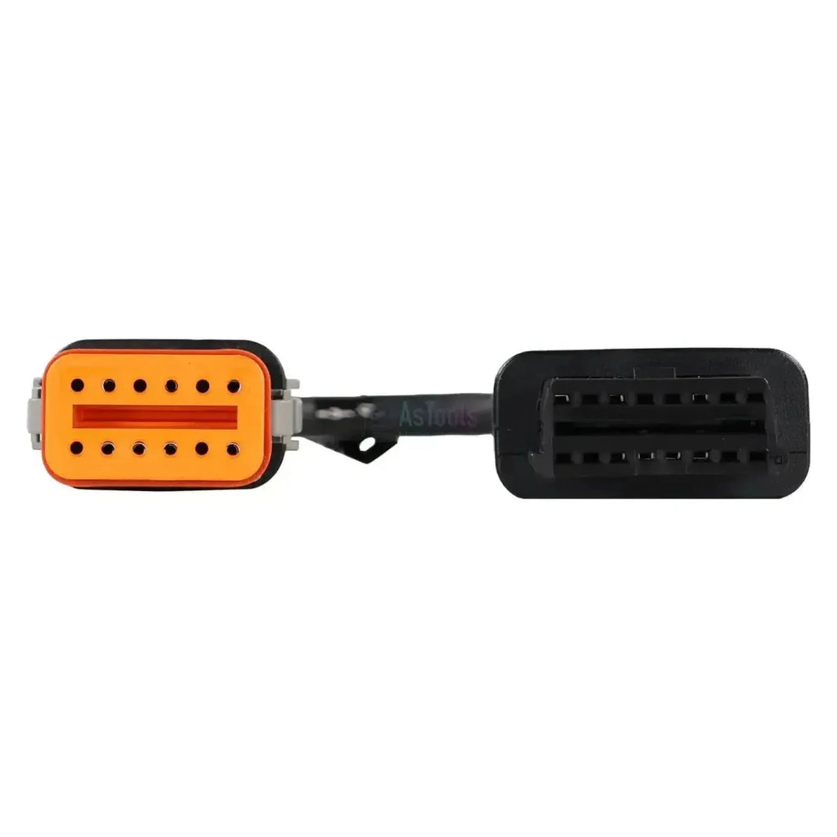 Jaltest (JDC536A) | Câble adaptateur Komatsu 12 broches OBD – 16 broches OBD2 | Machine tout-terrain et de construction