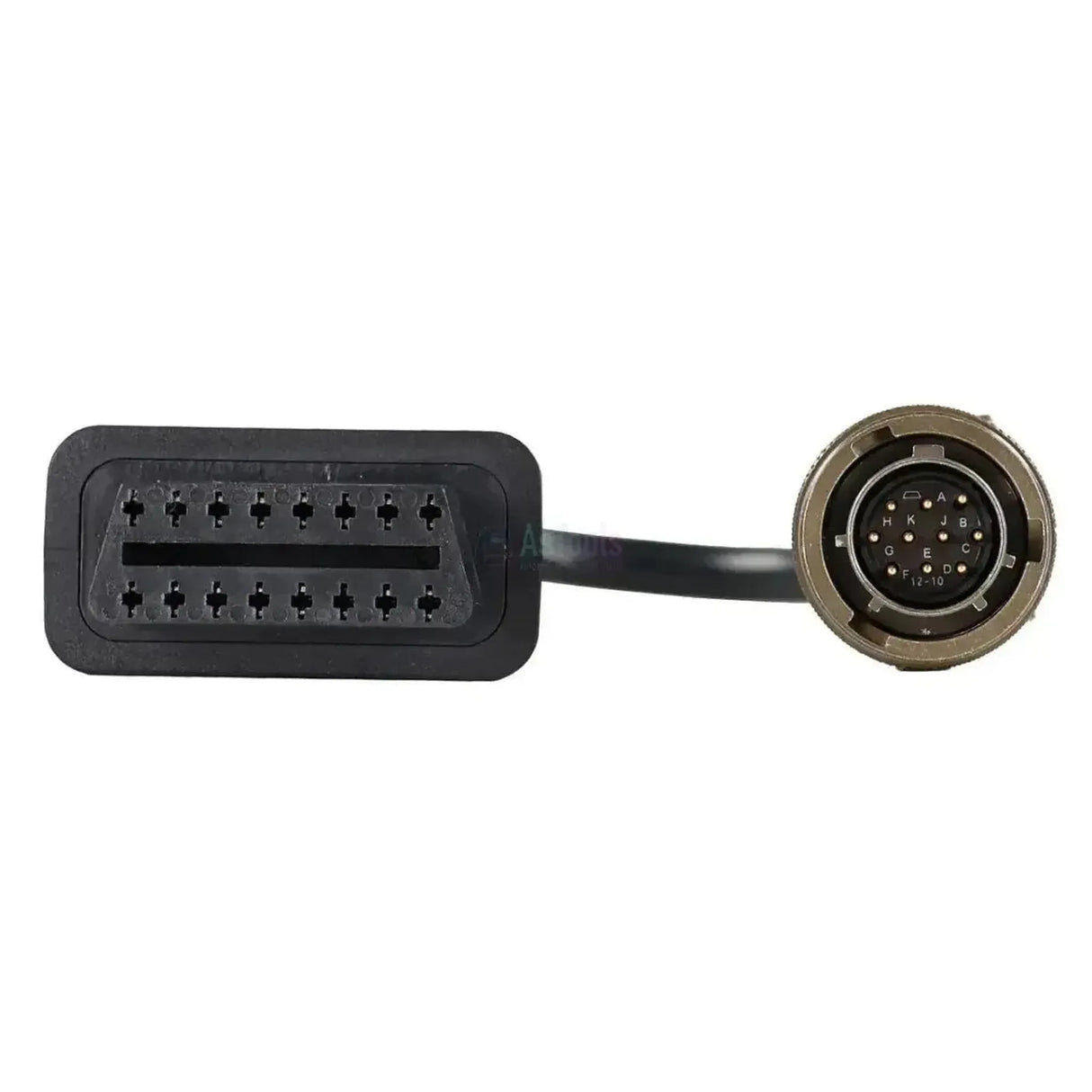 Jaltest (JDC537A) | Câble adaptateur MTU 10 broches OBD - 16 broches OBD2 | Moteur à combustion
