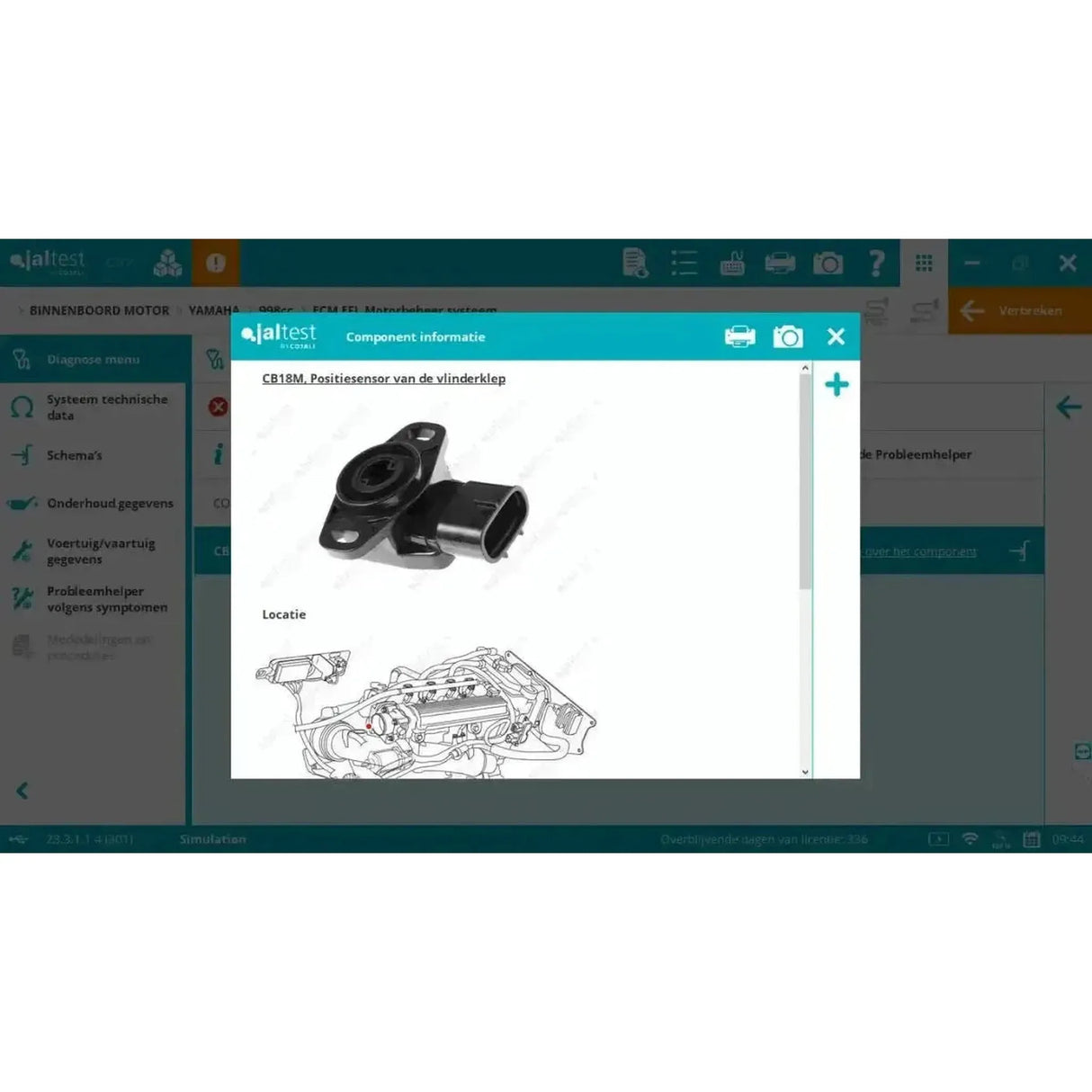 Appareil de diagnostic Jaltest Marine (Intrabord)