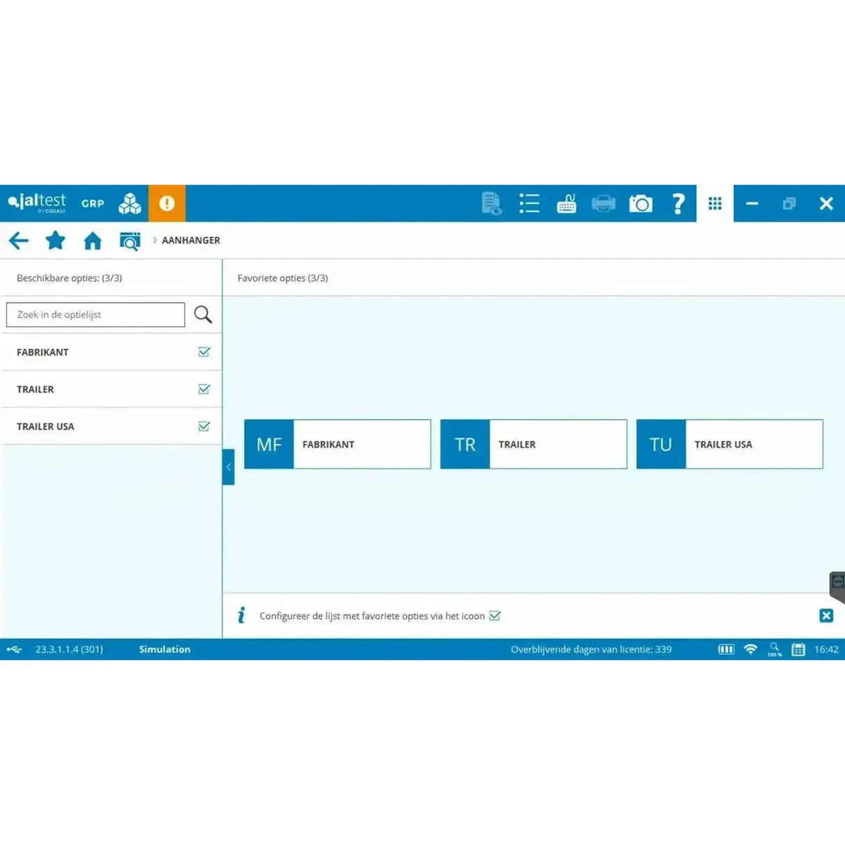 Jaltest Appareil de diagnostic pour remorque
