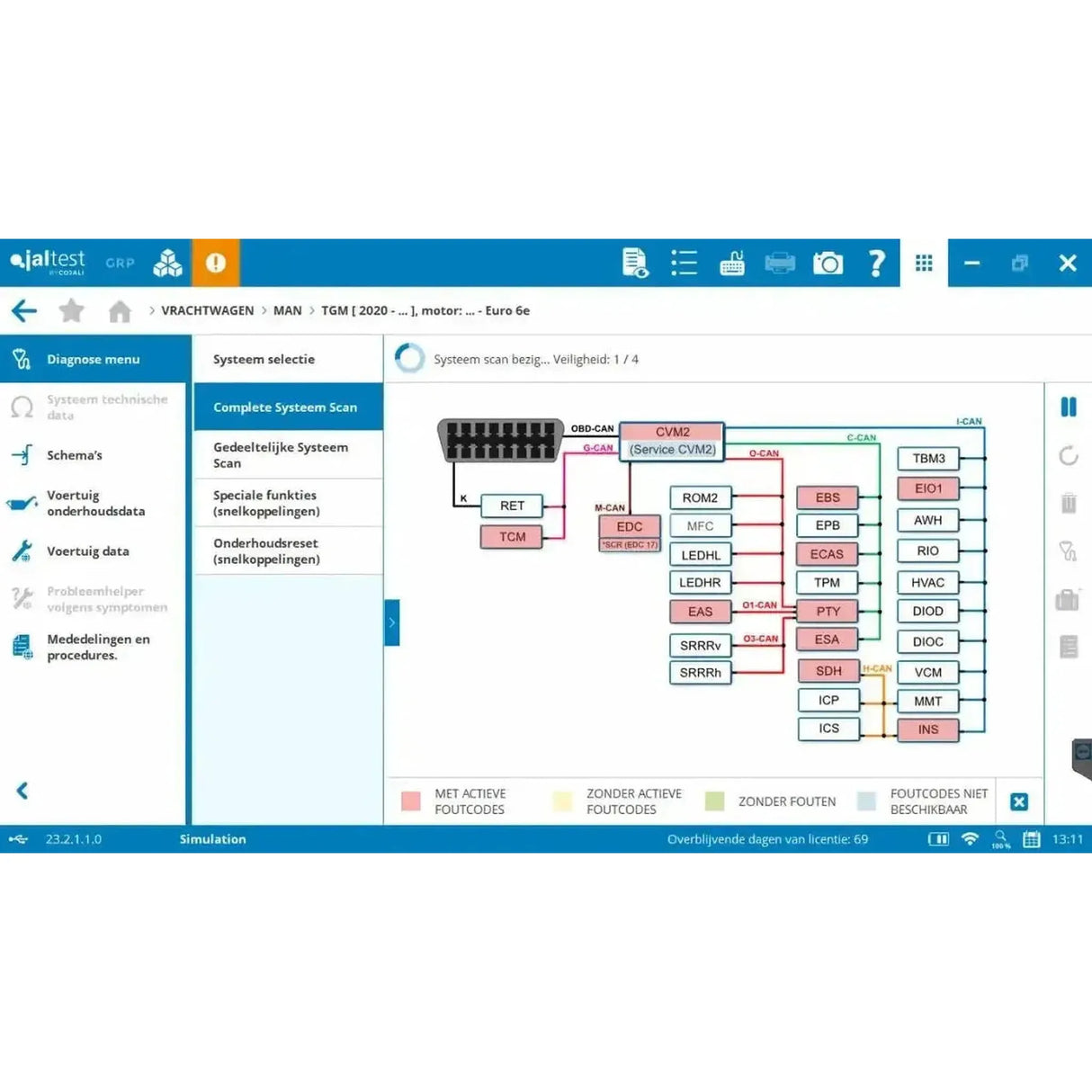 Jaltest Appareil de diagnostic Camion