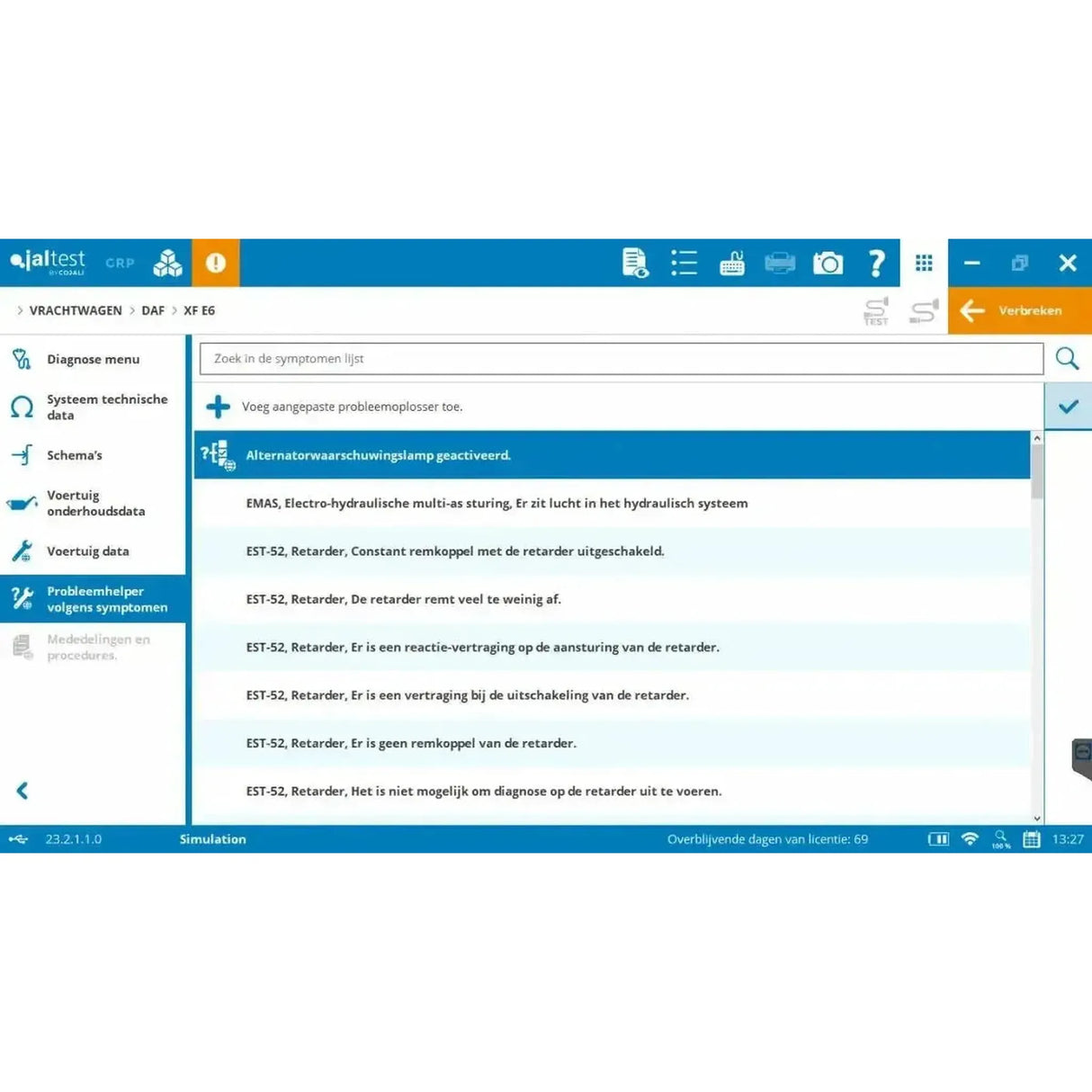 Jaltest Appareil de diagnostic Camion