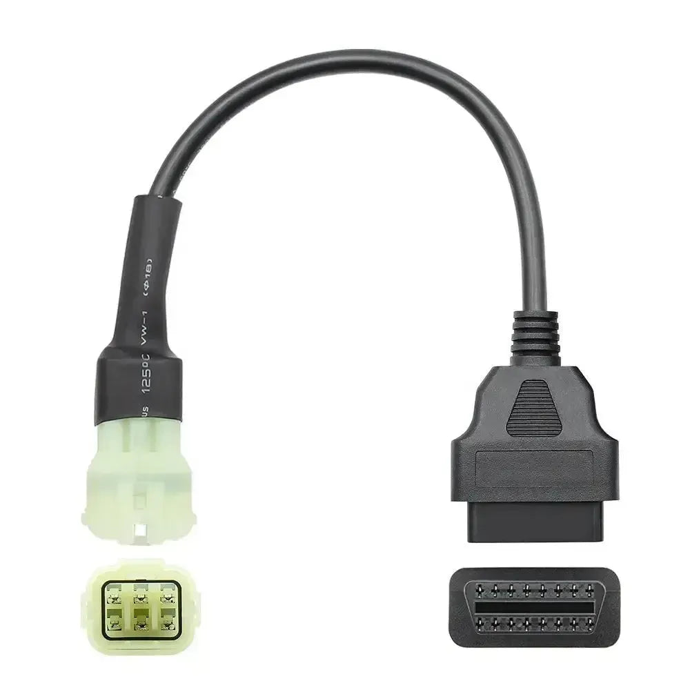 KTM 6-pins OBD – 16-pins OBD2 Câble adaptateur | Moto