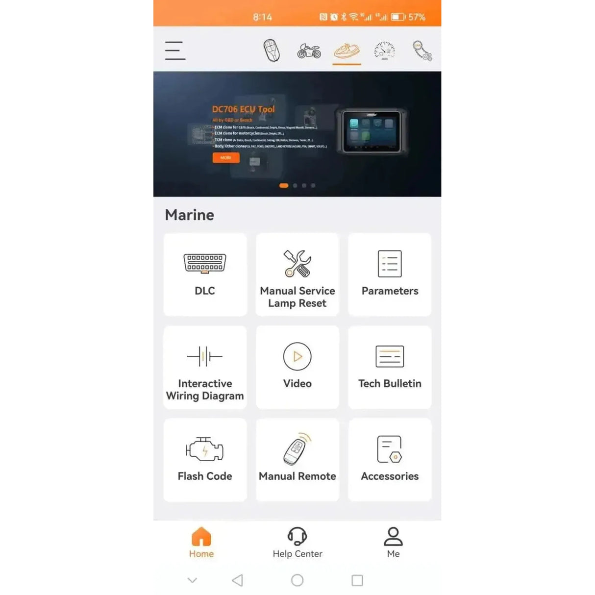 OBDSTAR IScan Honda (Marine) | Appareil de diagnostic | Bateau à moteur