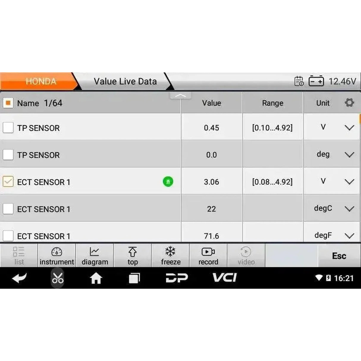 OBDSTAR IScan Honda (Marine) | Appareil de diagnostic | Bateau à moteur