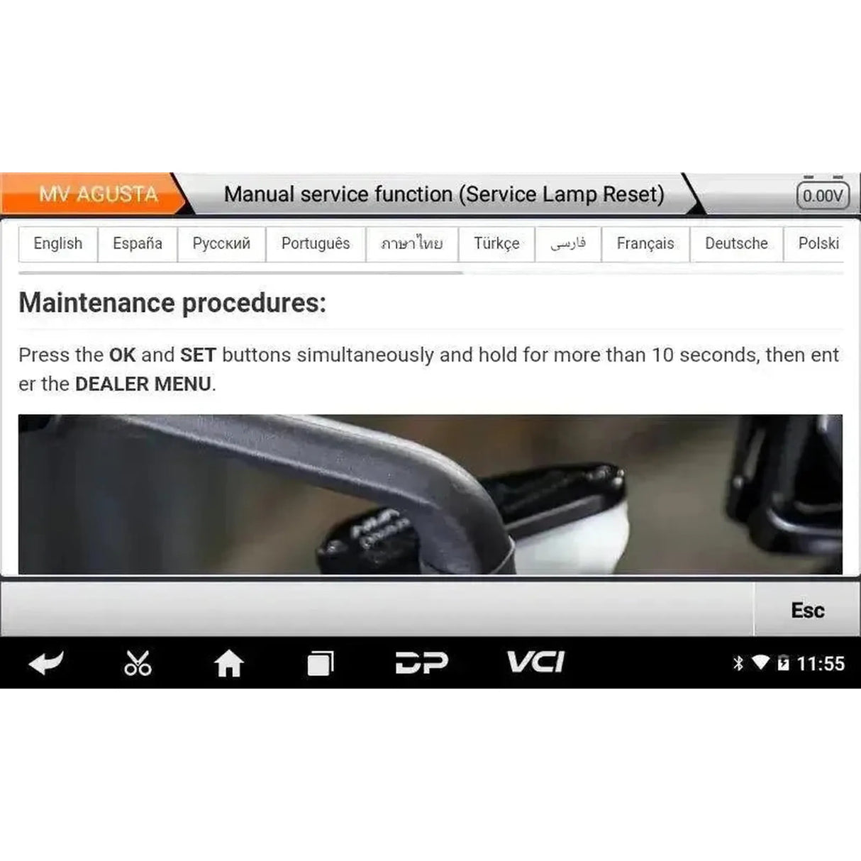 OBDSTAR IScan MV Agusta | Appareil de diagnostic | Moto