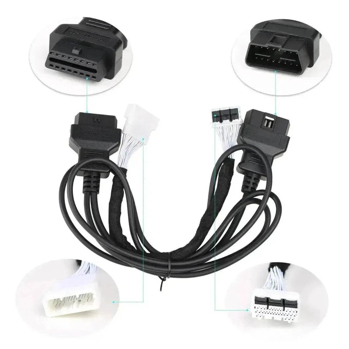 OBDSTAR | Toyota Câble adaptateur 30 broches IMMO - 16 broches OBD2 | Voiture particulière