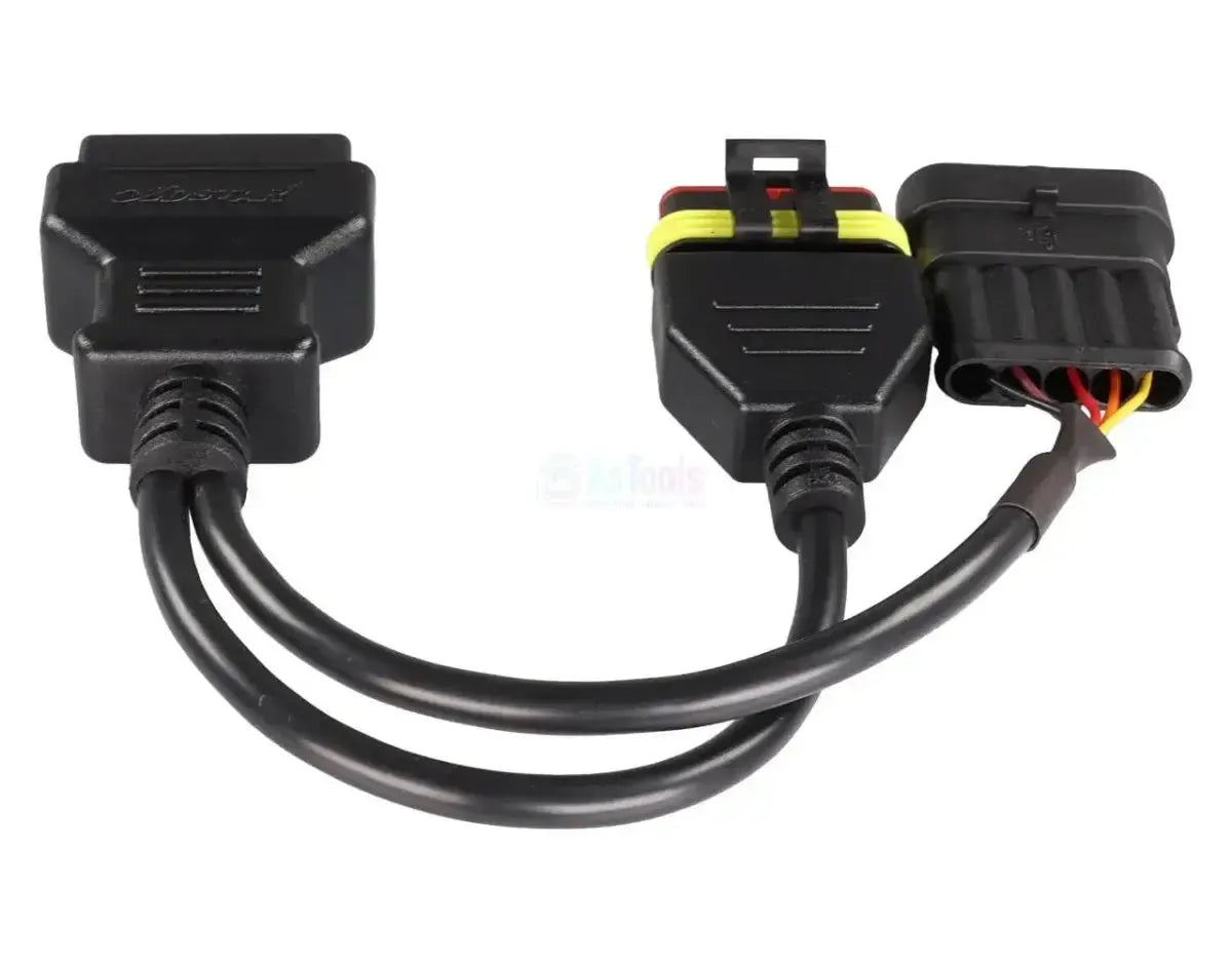 OBDSTAR (M047) | Vespa 5+5 broches OBD – 16 broches OBD2 Câble adaptateur | Moto