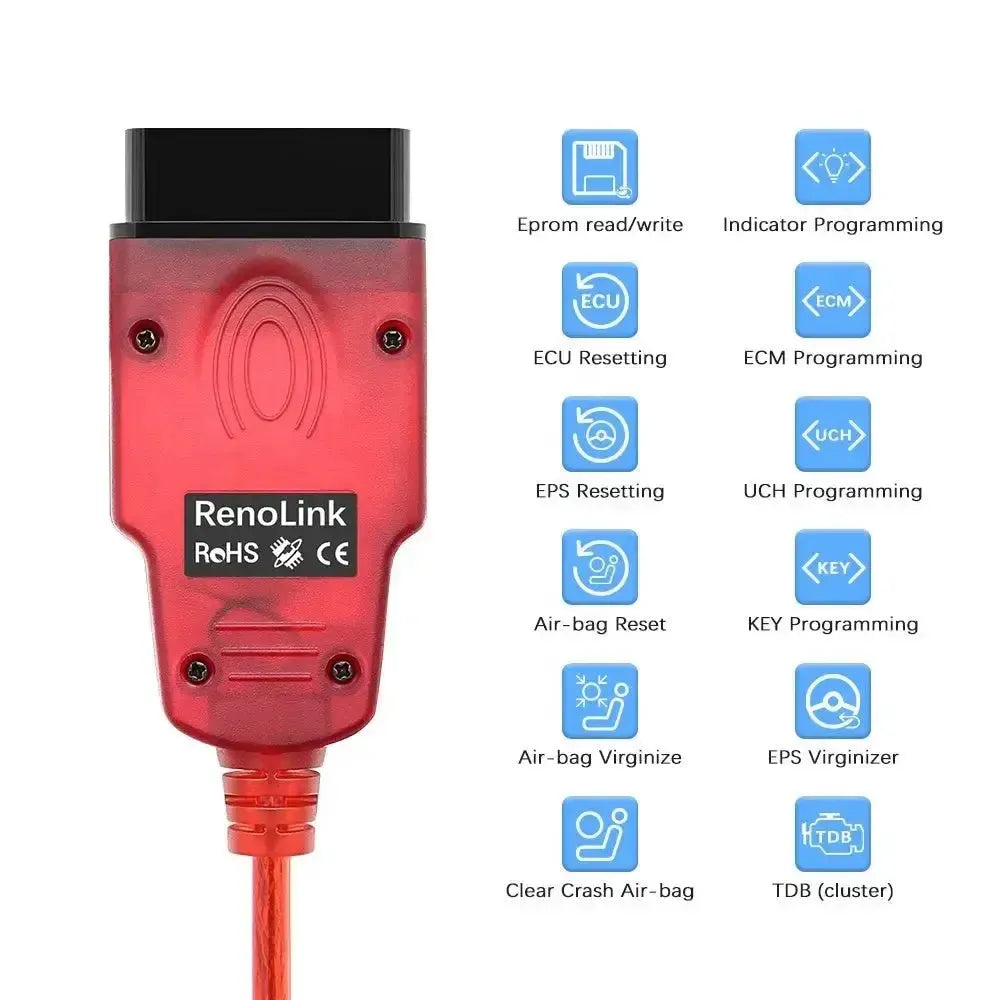 RenoLink OBD2 - câble d'interface USB