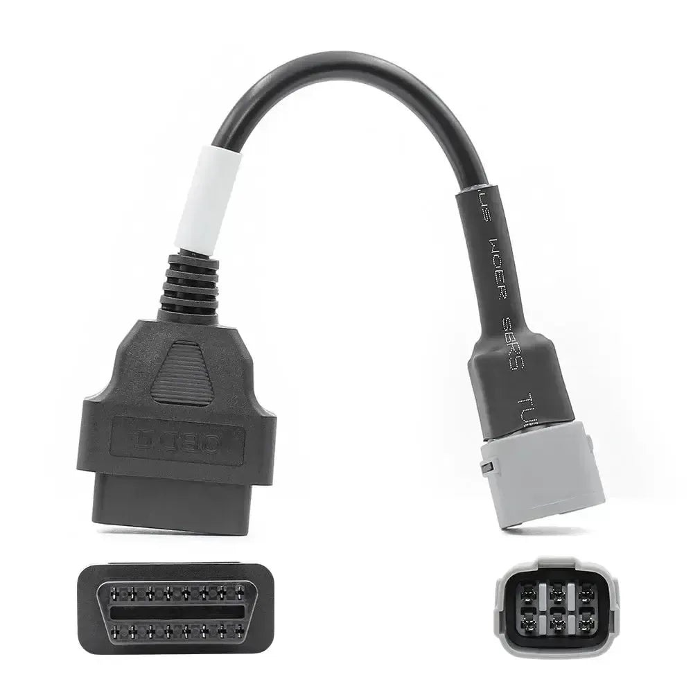 Suzuki 6-pins OBD – 16-pins OBD2 Câble adaptateur | Moto