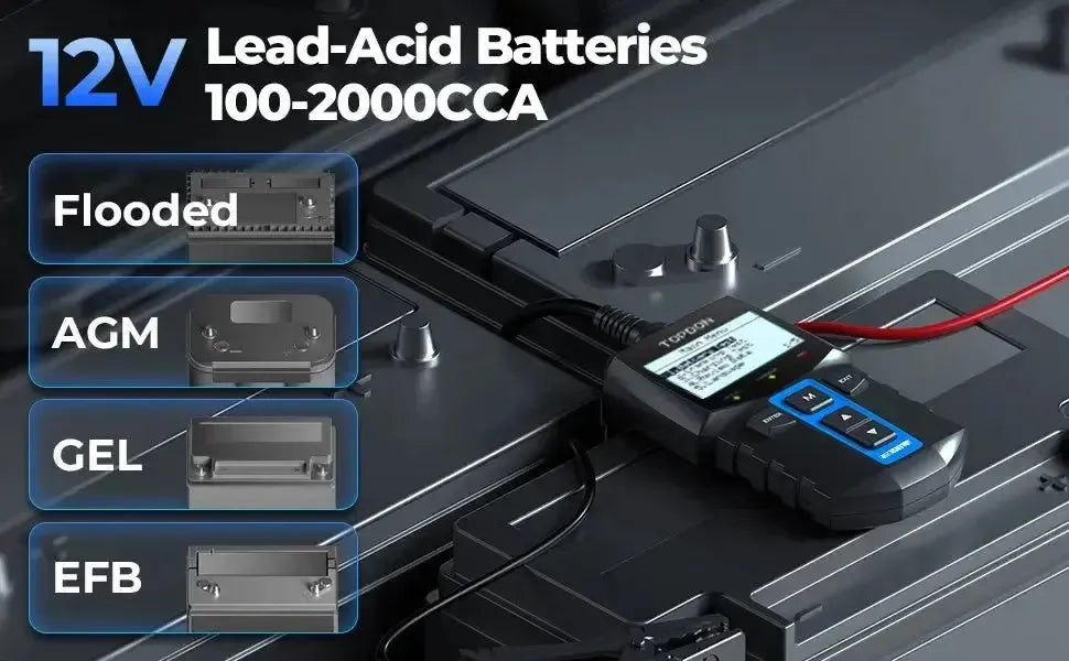 Topdon BT100W | Testeur de batterie