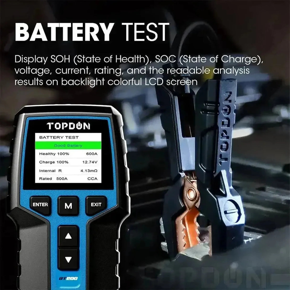 Topdon BT200 | Testeur de batterie