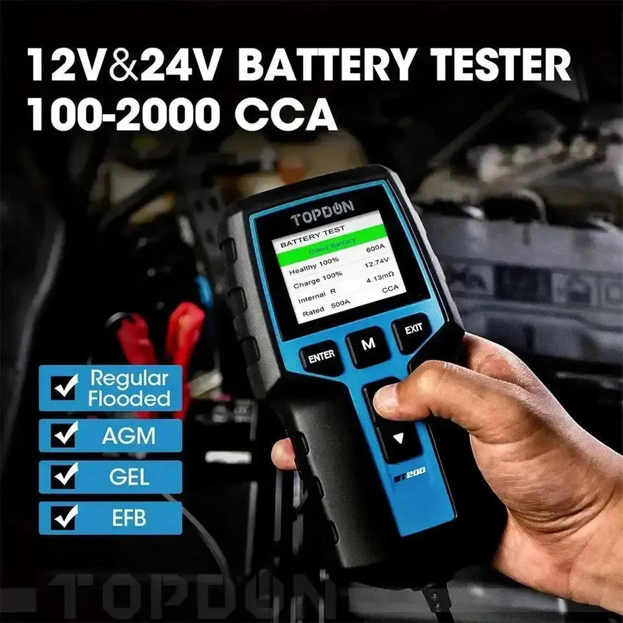 Topdon BT200 | Testeur de batterie