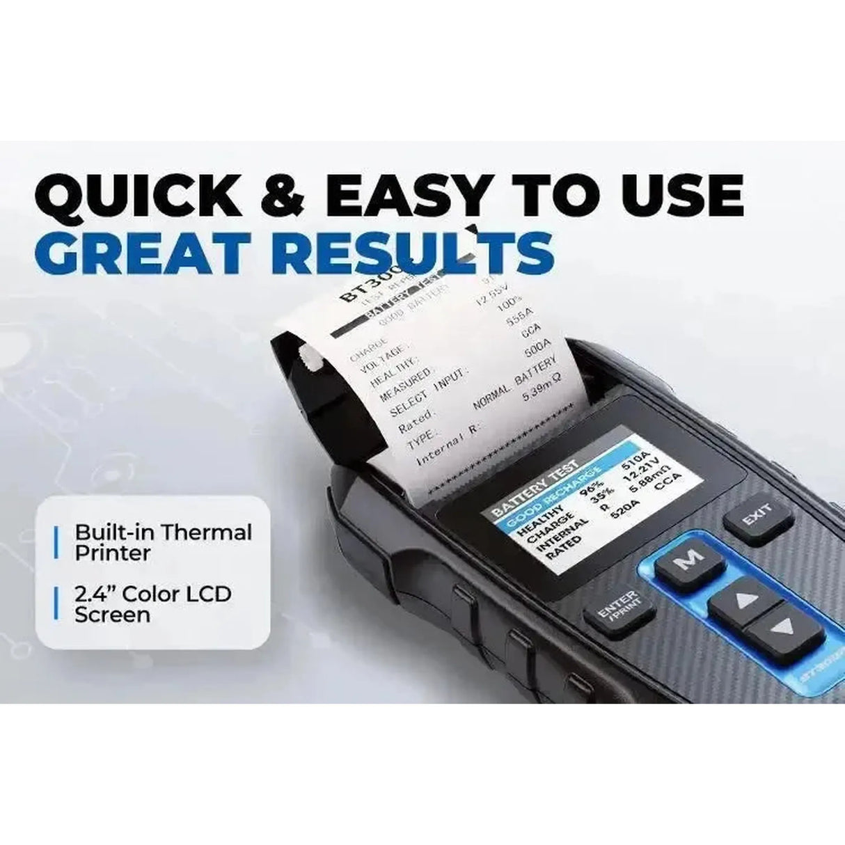 Topdon BT300P | Testeur de batterie