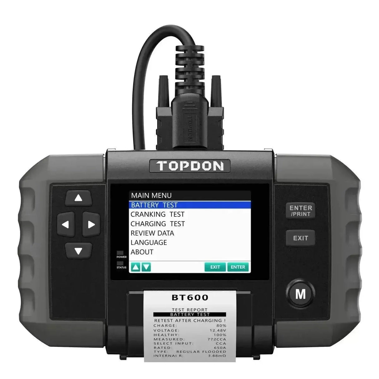 Topdon BT600 | Testeur de batterie