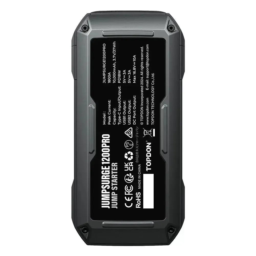 Topdon JumpSurge JS1200 Pro | Booster de démarrage