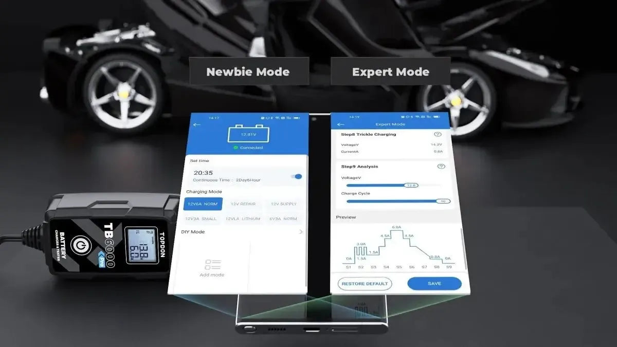 Topdon TB6000Pro | Chargeur d’entretien